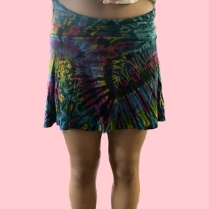 Tie Dye mini skirt